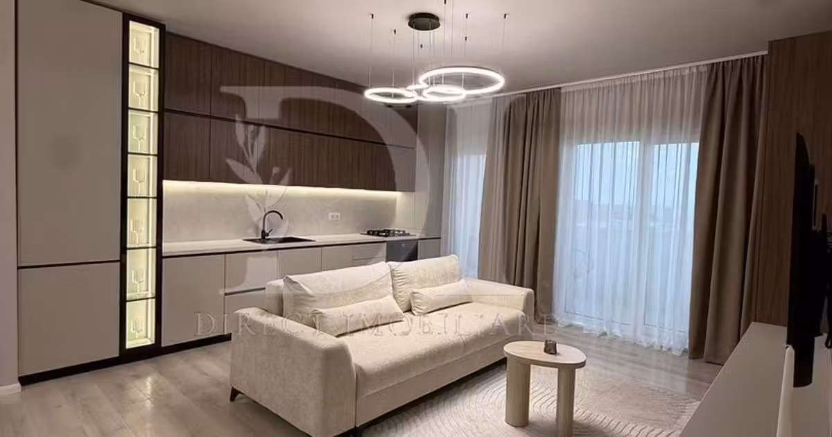 Apartament de vânzare cu 2 camere, mobilat în Florești