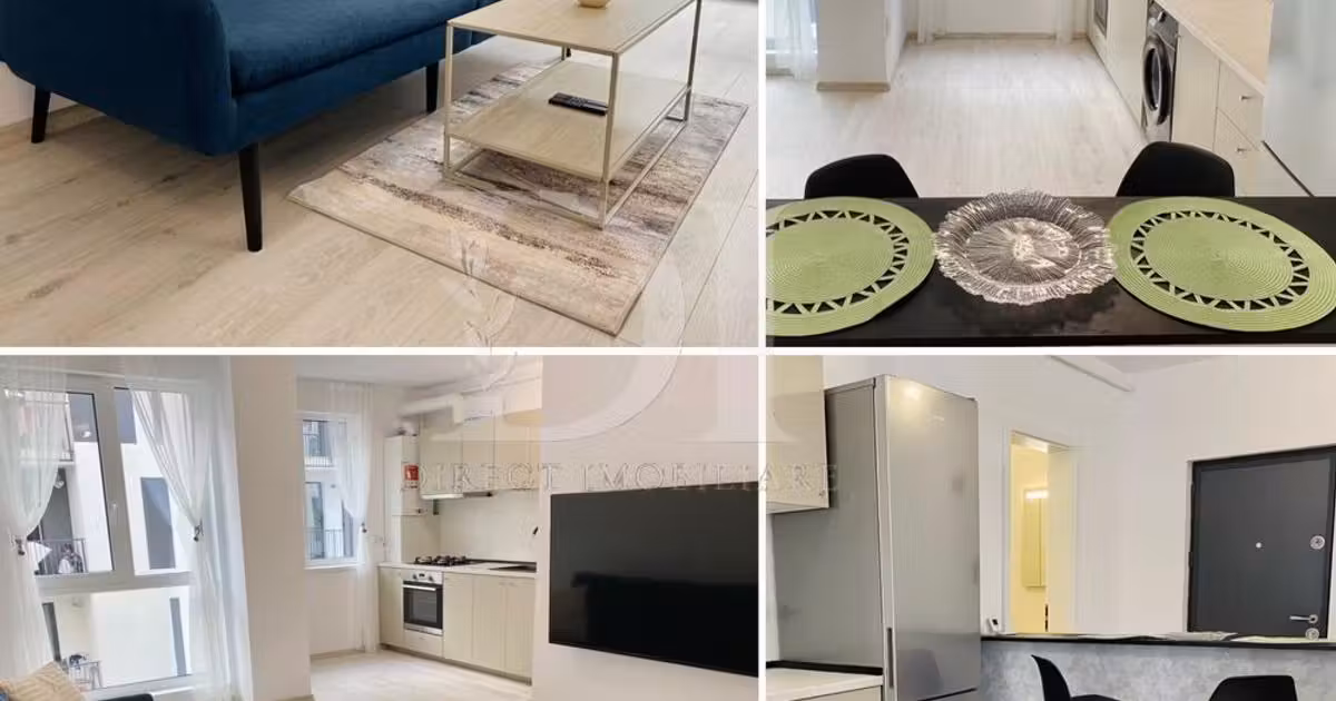 Apartament de vânzare cu 2 camere, mobilat în Florești