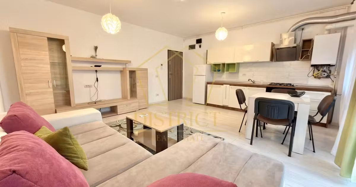 Apartament de vânzare cu 2 camere, mobilat în Giroc
