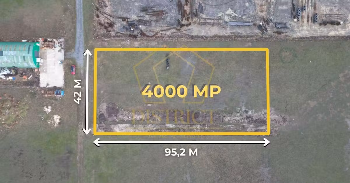Teren Construcții intravilan de vânzare de 4000 mp, în Săcălaz
