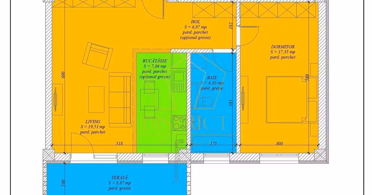 Apartament de vânzare cu 2 camere în zona Mehala, Timișoara