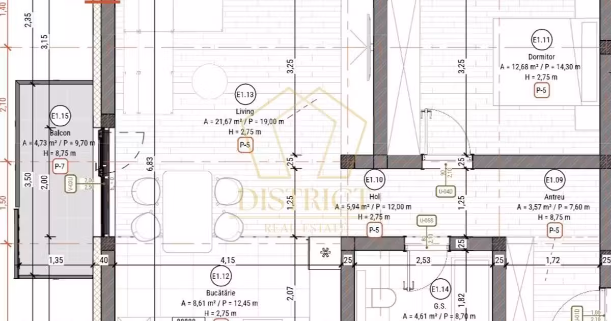Apartament de vânzare cu 2 camere în Urseni