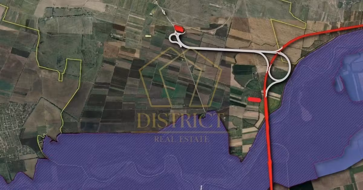 Teren agricol de vânzare de 10000 mp, în Giroc