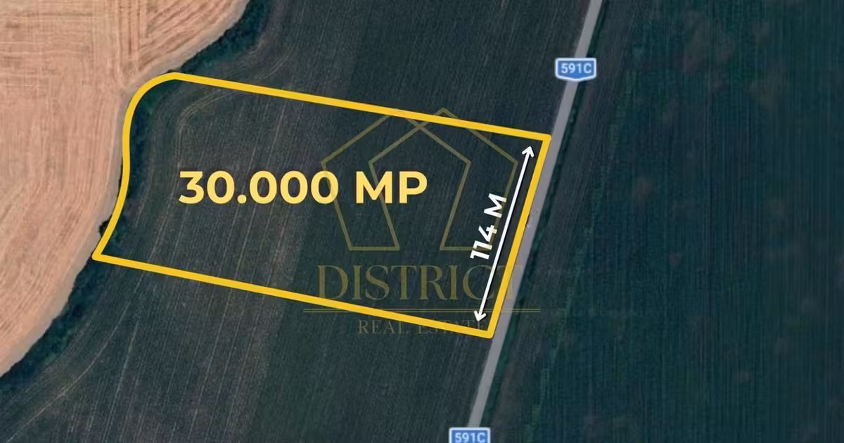 Teren agricol extravilan de vânzare de 30000 mp, în Săcălaz