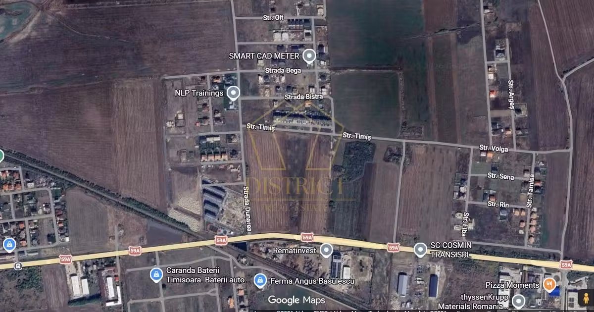 Teren Construcții intravilan de vânzare de 3163 mp, în Săcălaz
