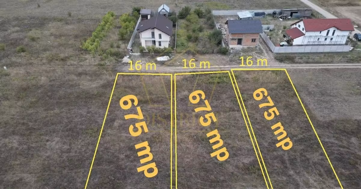 Teren Construcții intravilan de vânzare de 618 mp, în Moșnița Veche