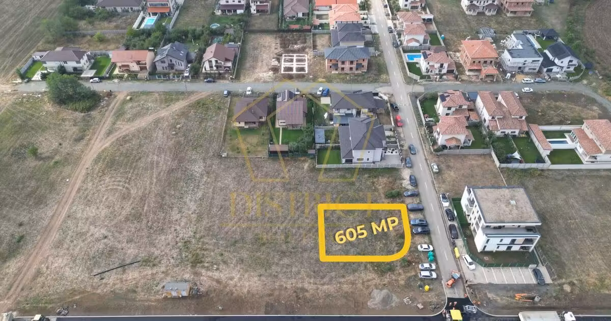 Teren Construcții intravilan de vânzare de 610 mp, în Dumbrăvița