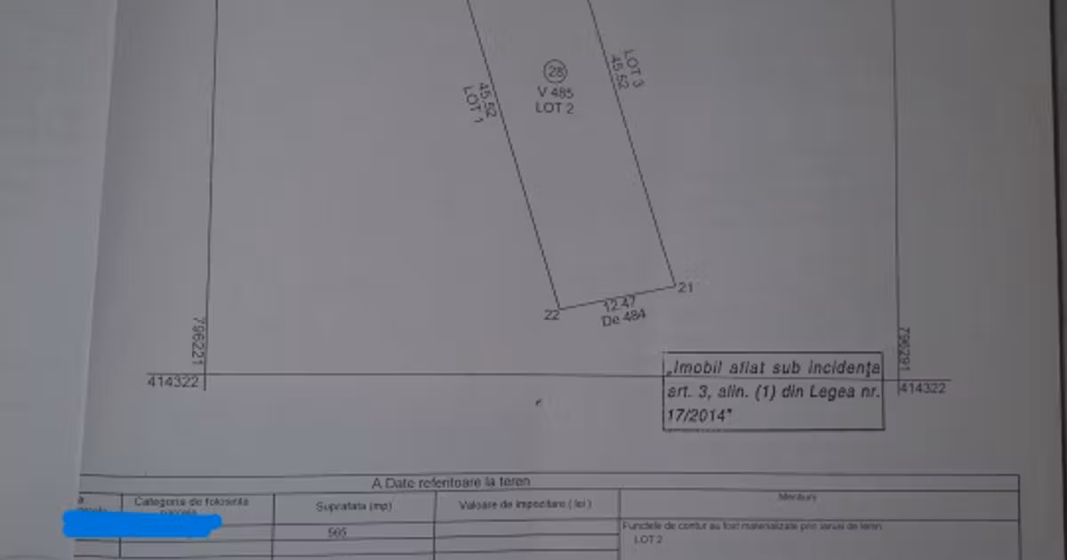 Teren Construcții intravilan de vânzare de 565 mp, în zona Zona Industrială, Tulcea