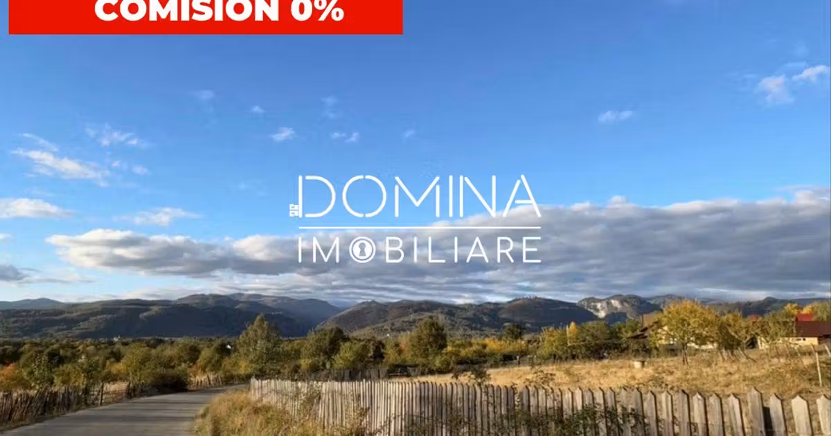 Teren Construcții intravilan de vânzare de 3262 mp, în Baia de Fier