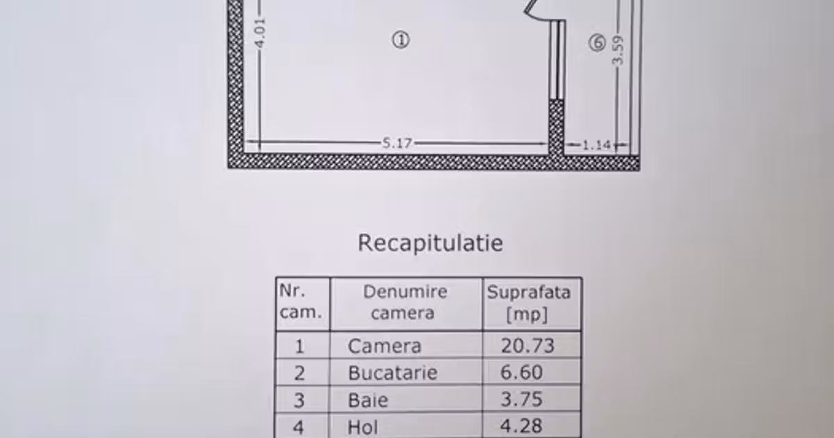 Garsonieră de vânzare în zona Decebal, Sector 3