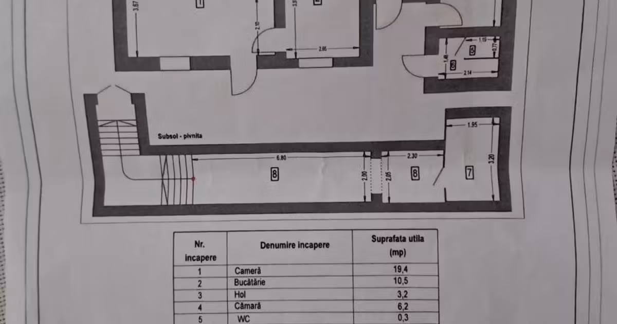 Apartament de vânzare cu 2 camere în zona Central, Sibiu