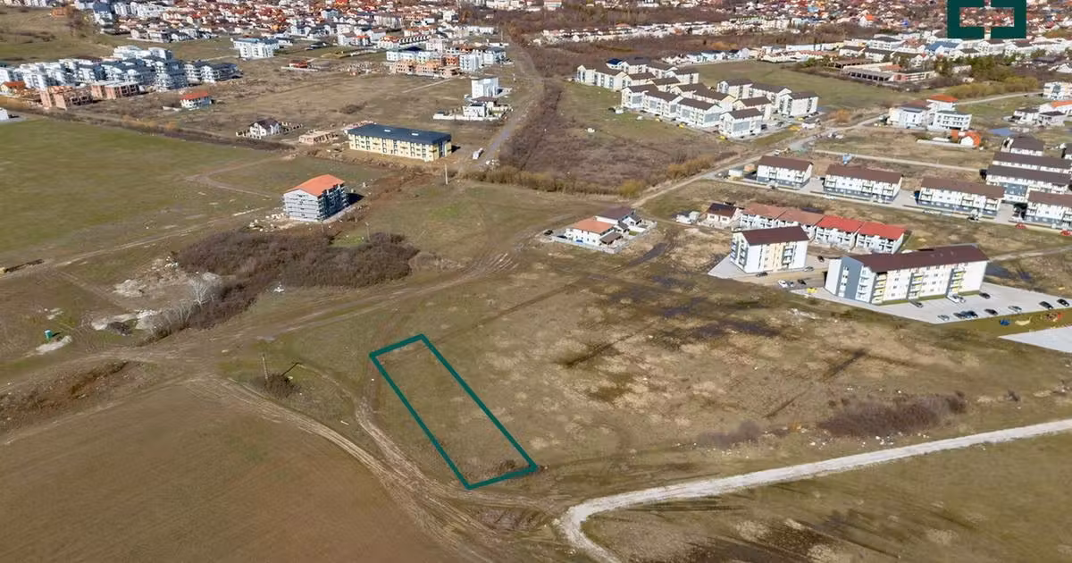 Teren Construcții intravilan de vânzare de 1006 mp, în Giroc