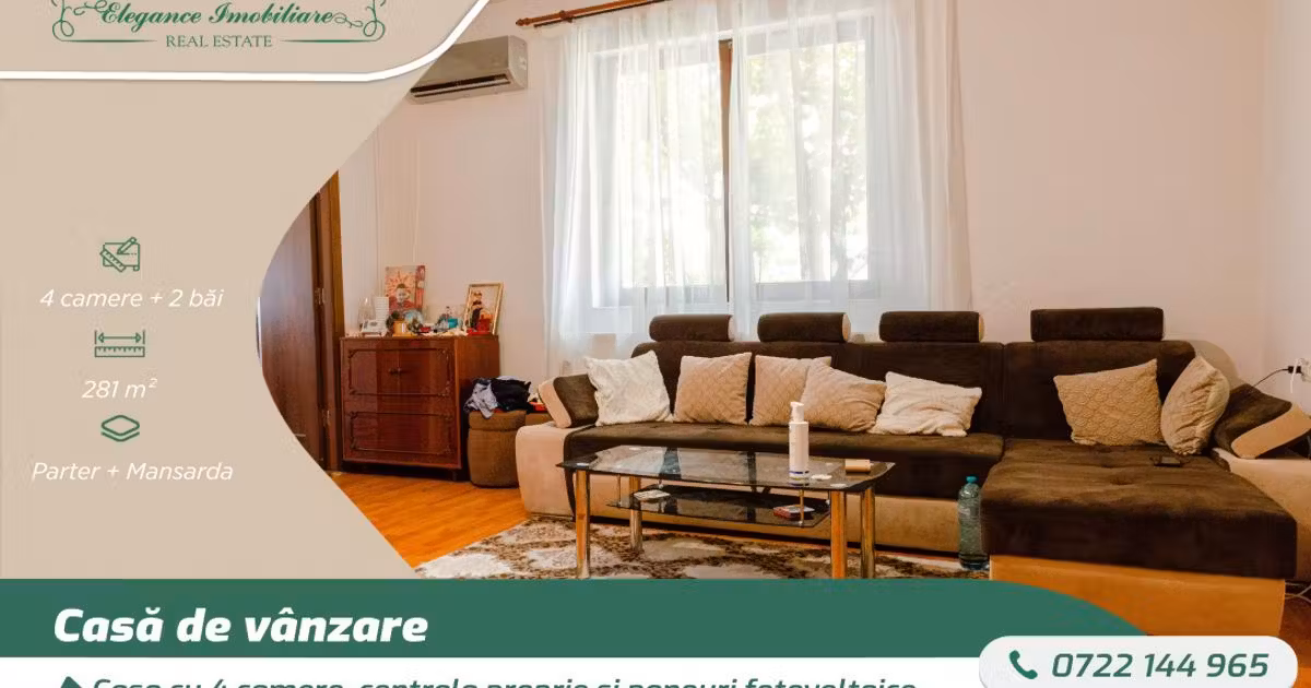 Casă individuală de vânzare cu 4 camere, mobilată în zona Bujac, Arad