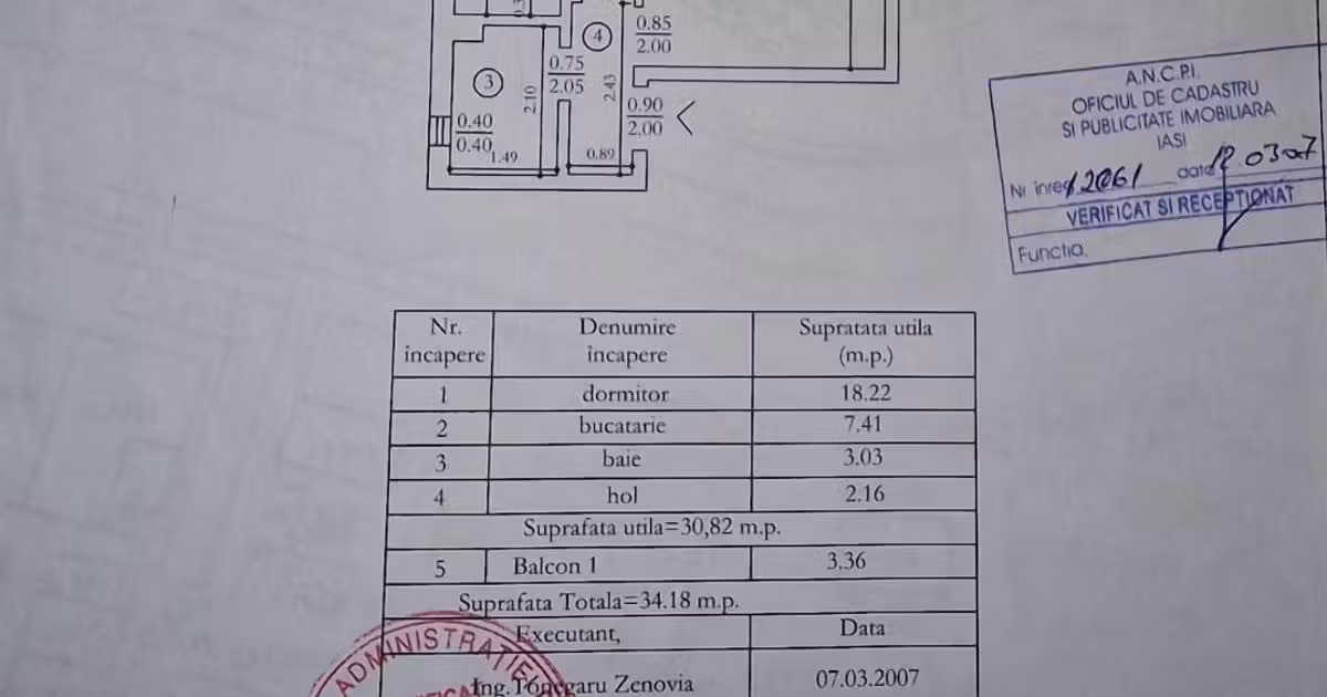Garsonieră de vânzare, mobilată în zona Metalurgie, Iași
