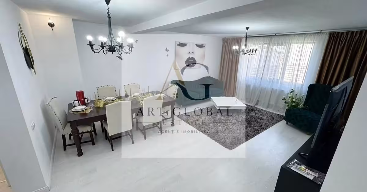 Duplex de vânzare cu 4 camere, mobilat în Domnești