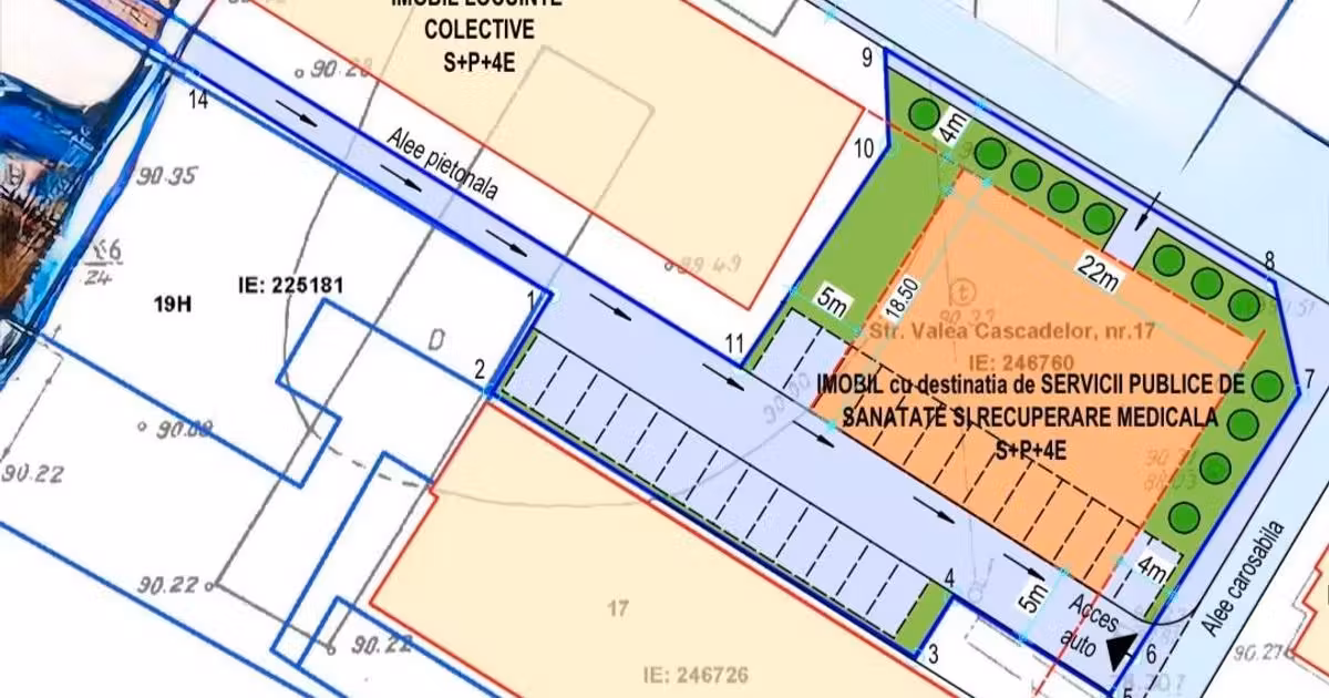 Teren Construcții intravilan de vânzare de 1152 mp, în zona Timișoara, Sector 6