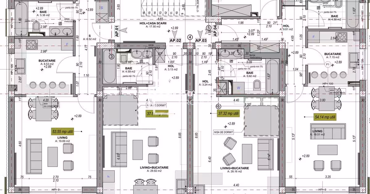 Apartament de vânzare cu 2 camere în Cristian