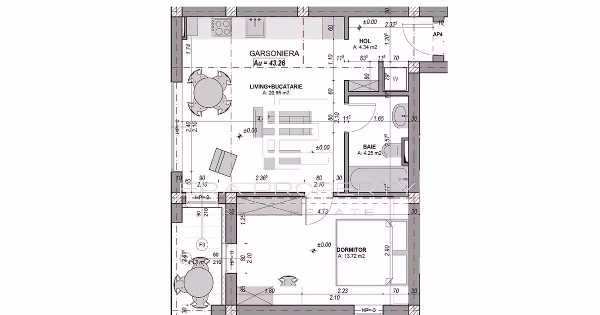 Apartament de vânzare cu 2 camere în zona Aeroport, Sibiu