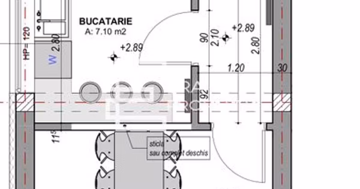 Apartament de vânzare cu 2 camere în Cristian