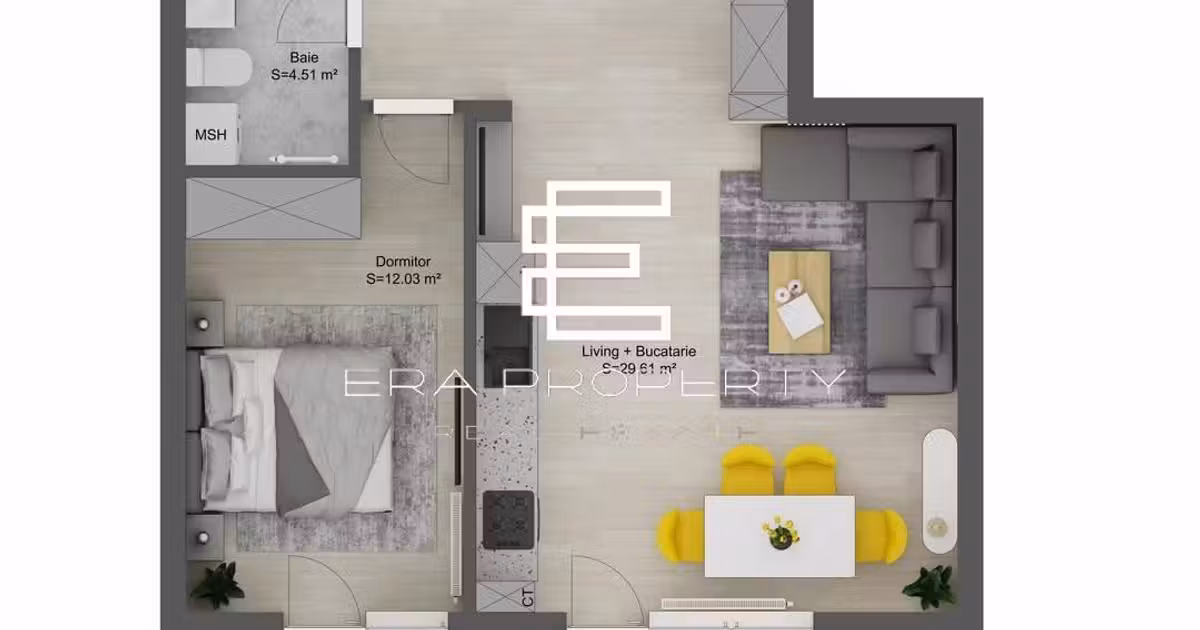 Apartament de vânzare cu 2 camere în Șelimbăr