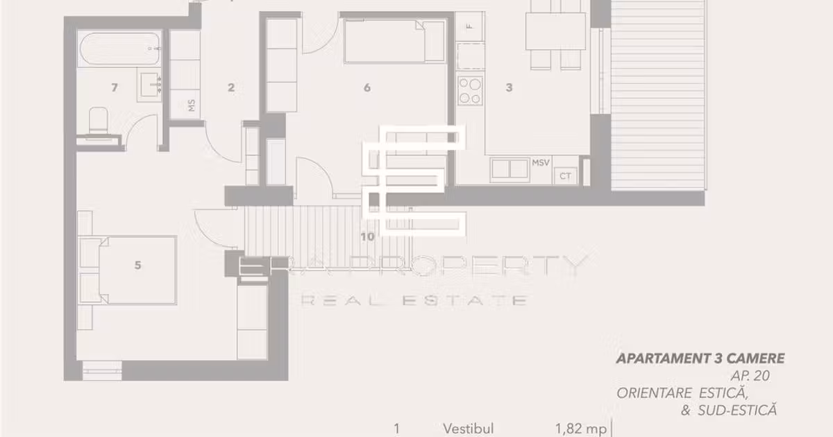 Apartament de vânzare cu 3 camere în zona Turnișor, Sibiu