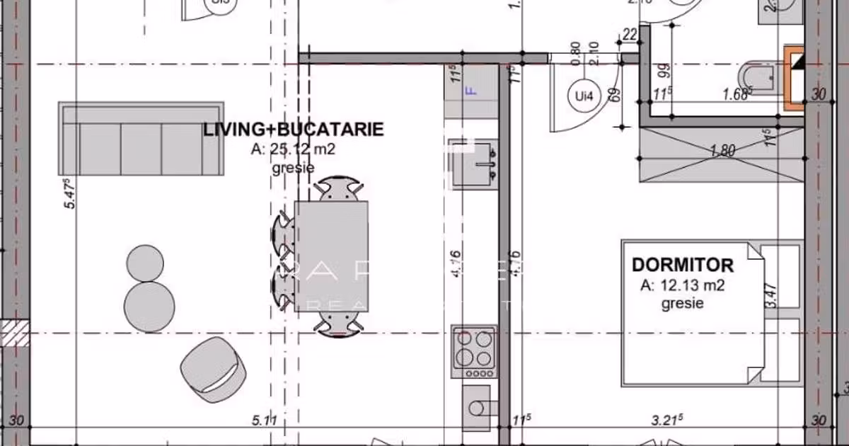 Apartament de vânzare cu 2 camere în Șelimbăr