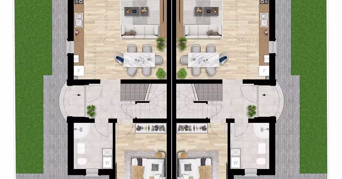 Duplex de vânzare cu 4 camere în Remetea Mare