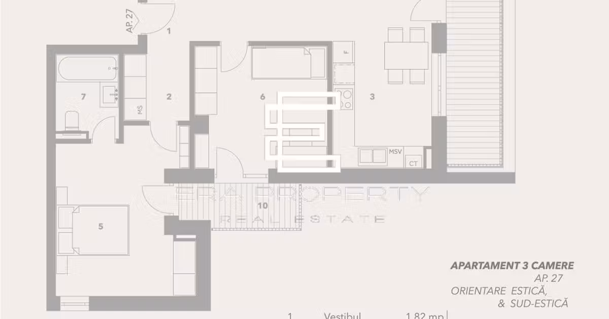 Apartament de vânzare cu 3 camere în zona Turnișor, Sibiu