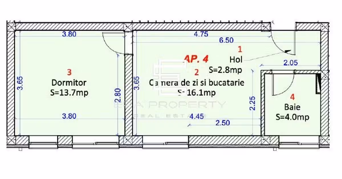 Apartament de vânzare cu 2 camere în Șelimbăr