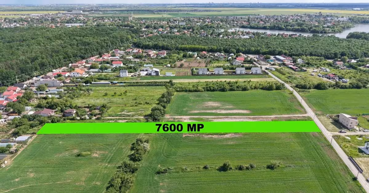 Teren Construcții intravilan de vânzare de 7600 mp, în Balotești