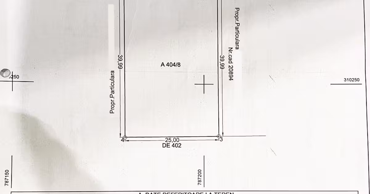 Teren Construcții intravilan de vânzare de 1000 mp, în zona Palazu Mare, Constanța