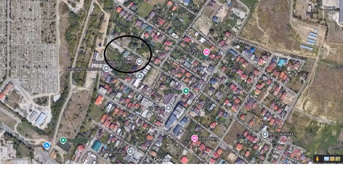 Teren Construcții intravilan de vânzare de 1150 mp, în zona Kamsas, Constanța