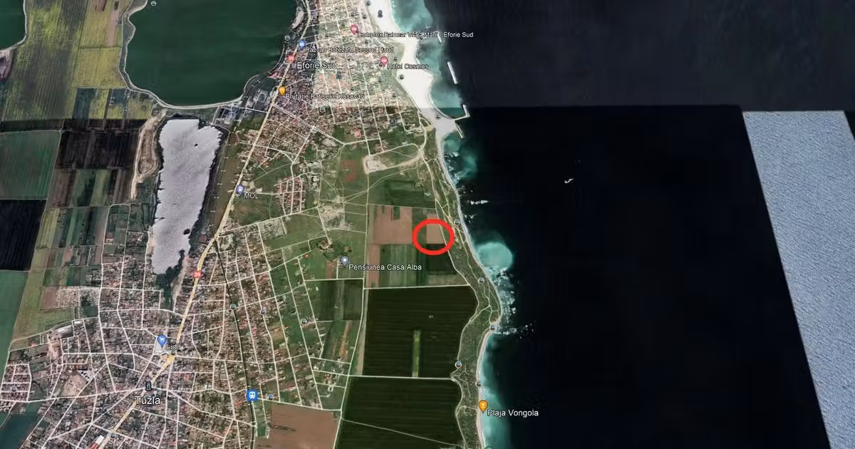 Teren Construcții intravilan de vânzare de 9000 mp, în Eforie Sud