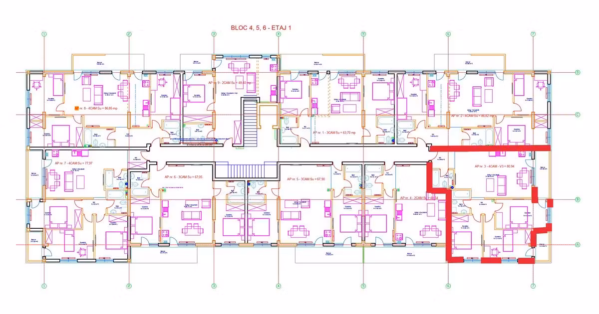 Apartament de vânzare cu 4 camere în Șelimbăr
