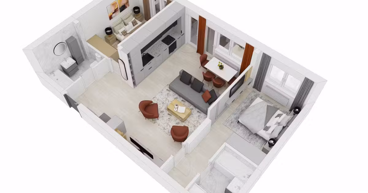Apartament de vânzare cu 3 camere în zona Hipodrom 2, Sibiu