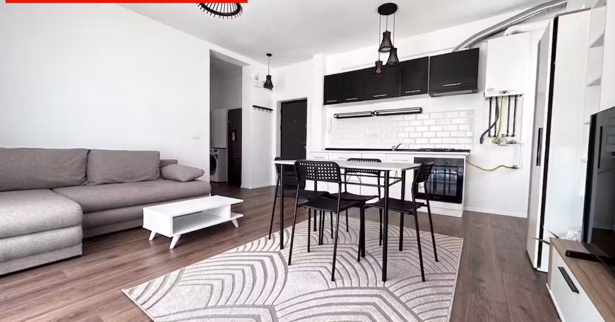 Apartament de vânzare cu 2 camere, mobilat în Giroc