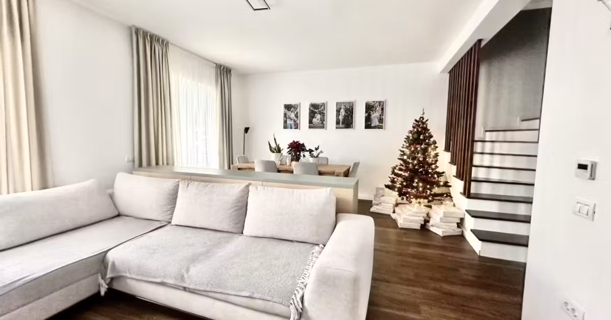 Duplex de vânzare cu 4 camere, mobilat în Giroc