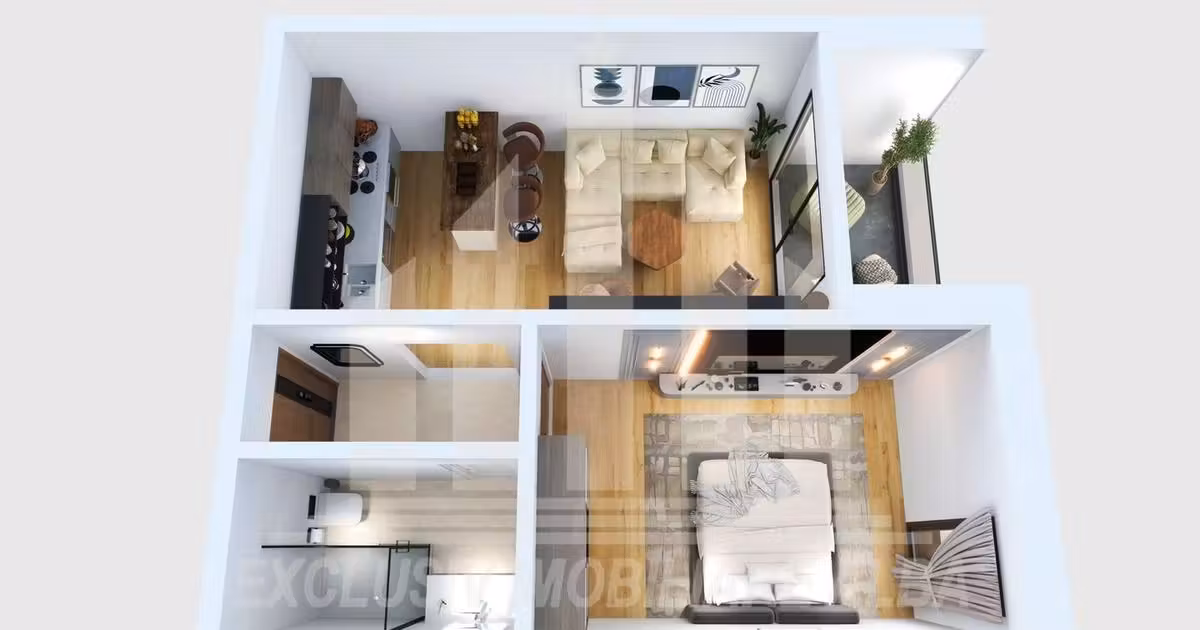 Apartament de vânzare cu 1 camere în zona Cetate, Alba Iulia