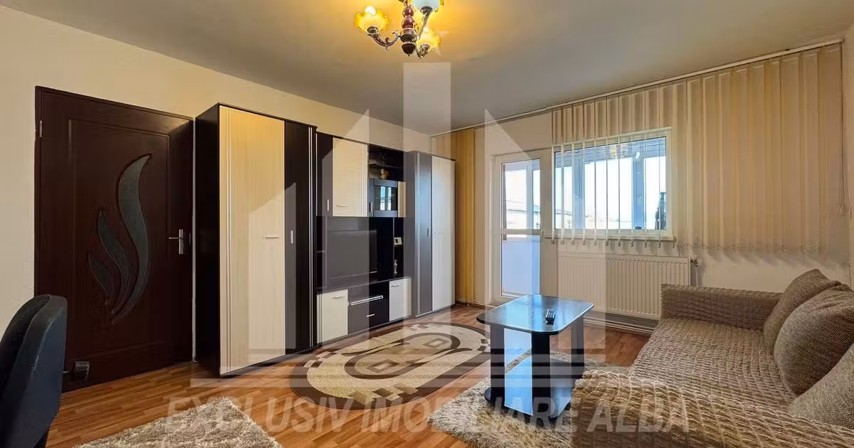Apartament de vânzare cu 2 camere, mobilat în zona Cetate, Alba Iulia