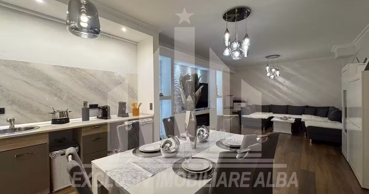 Apartament de vânzare cu 3 camere, mobilat în zona Maier, Alba Iulia