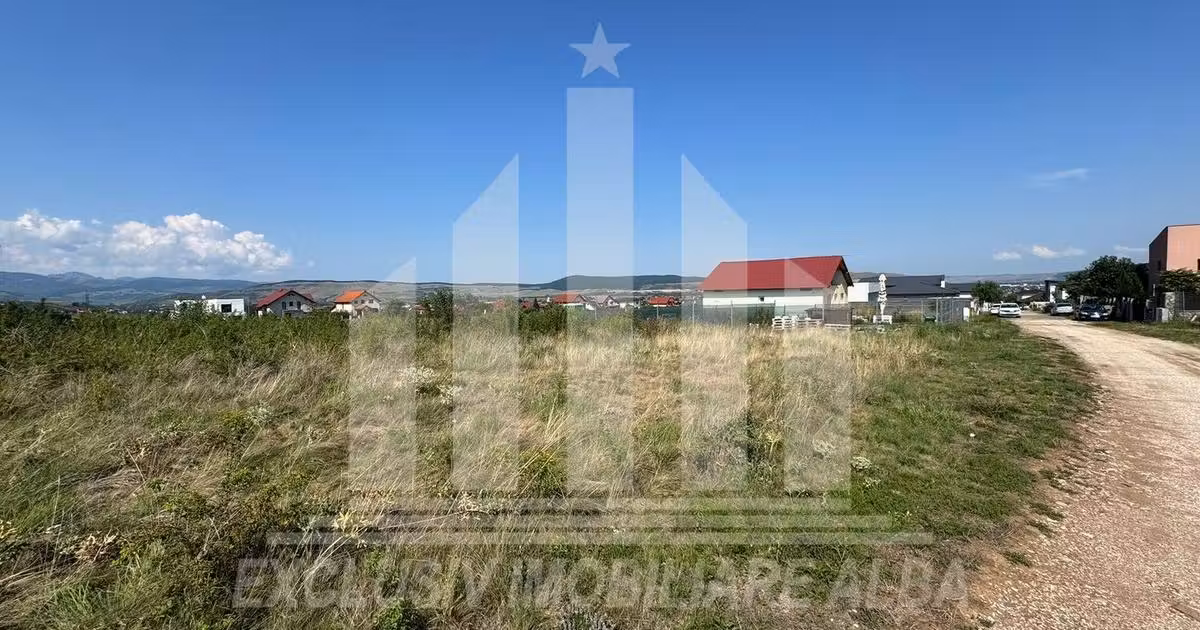 Teren Construcții intravilan de vânzare de 938 mp, în zona Micești, Alba Iulia