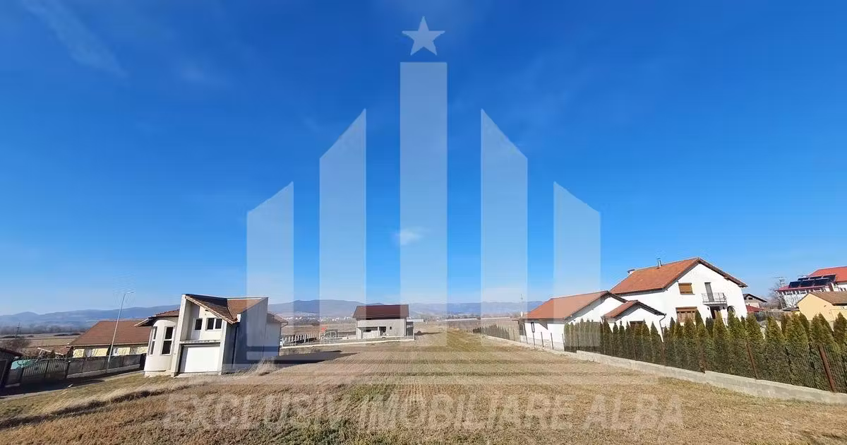 Teren Construcții intravilan de vânzare de 920 mp, în Ciugud