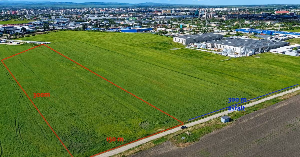 Teren Construcții intravilan de vânzare de 55000 mp, în Buzău
