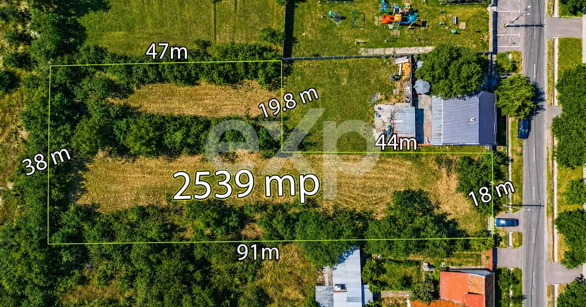 Teren Construcții intravilan de vânzare de 2539 mp, în Ianova