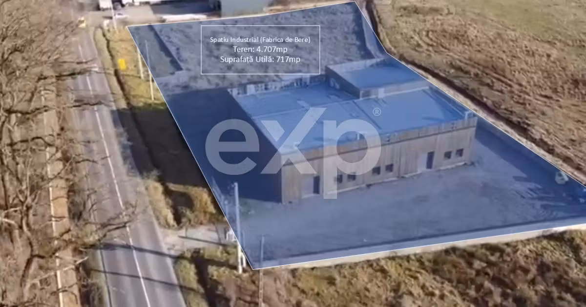 Spațiu industrial de vânzare de 717.00 mp, în Solovăstru