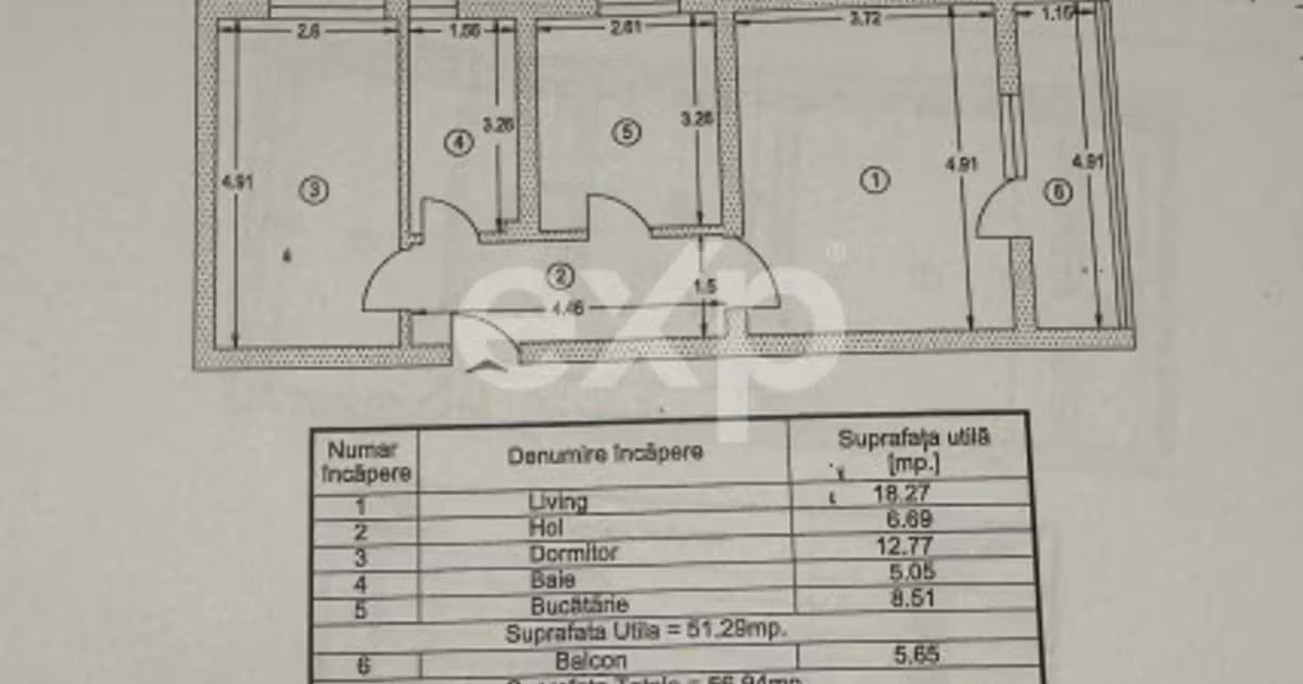 Apartament de vânzare cu 2 camere, mobilat în zona Găvana 3, Pitești