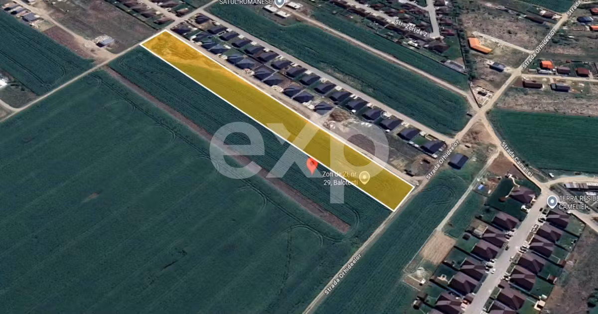 Teren Construcții intravilan de vânzare de 10000 mp, în Balotești