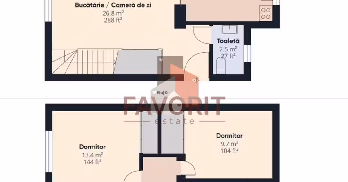 Duplex de vânzare cu 3 camere în Remetea Mare