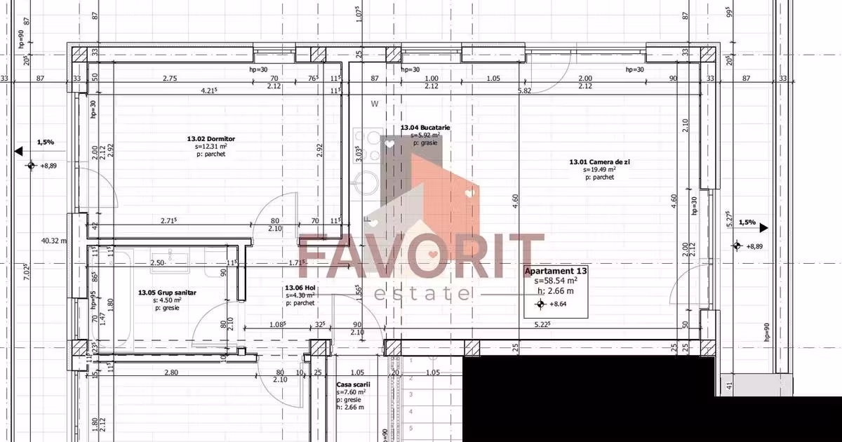 Apartament de vânzare cu 3 camere în zona Buziașului, Timișoara