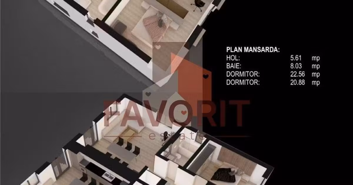 Duplex de vânzare cu 4 camere în Moșnița Veche
